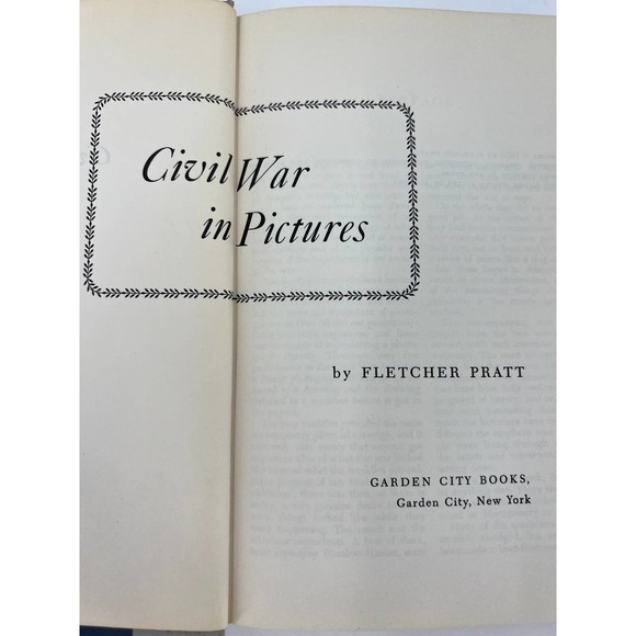 Civil War in Pictures VTG. by Fletcher Pratt 1955 Book Club Edition HC/DJ - Picture 4 of 10